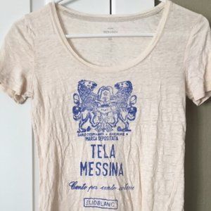 J.Crew XXS Tela Messina Vintage Graphic Tee